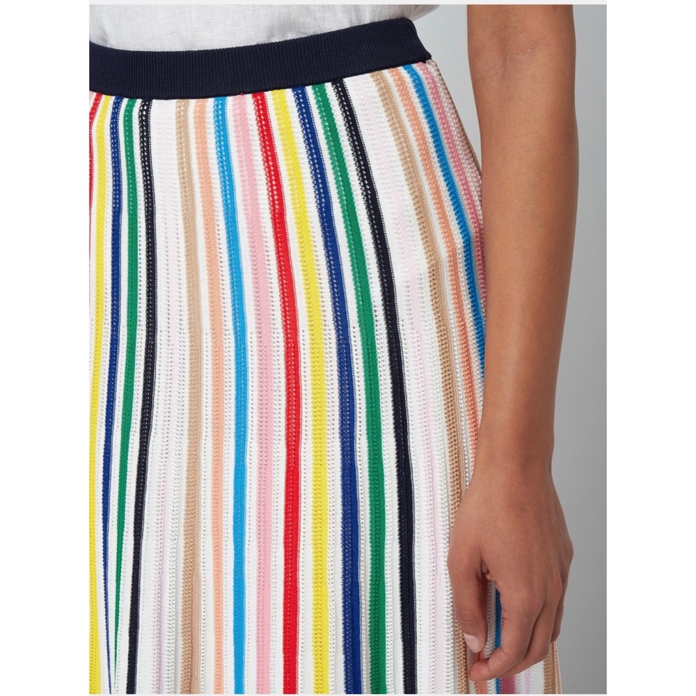 J. Crew Multicolor Vertical Stripe Midi Skirt - Picture 6 of 15